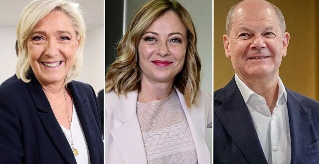 lepen-meloni-scholtz-xr